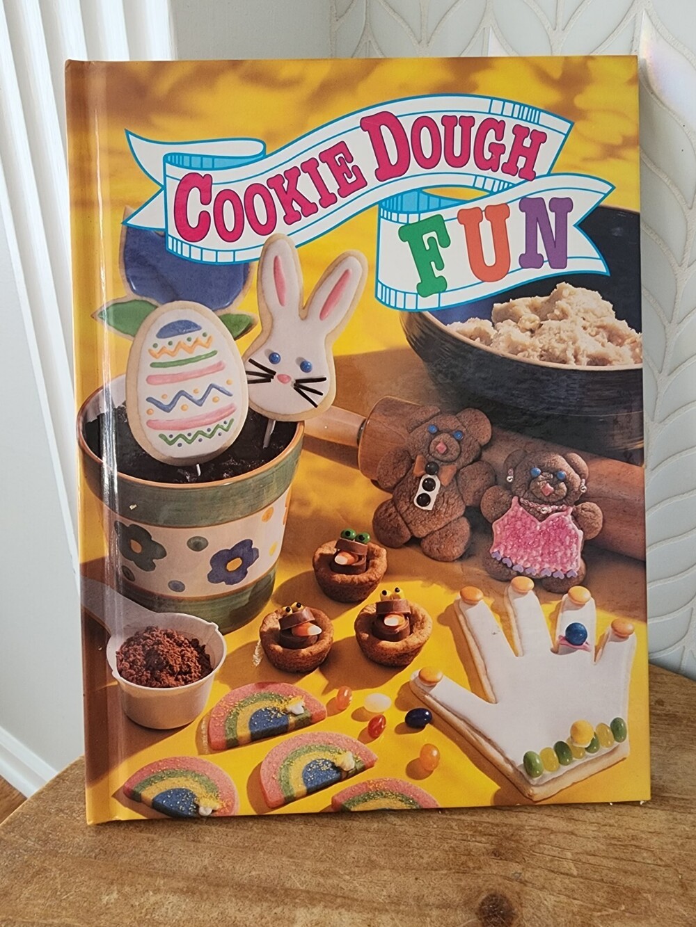 Cookie Dough Fun Cookbook Vintage 1997 Cooking with Kids Recipes Book Retro EUC